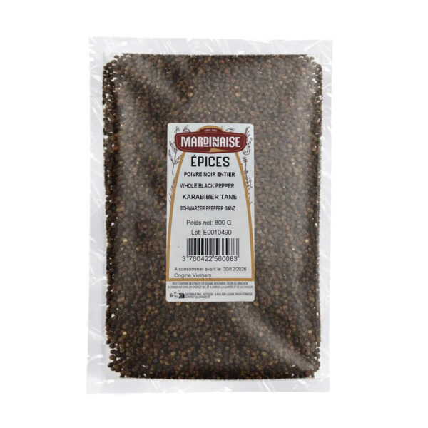 MARDINAISE POIVRE NOIR ENTIER 800G