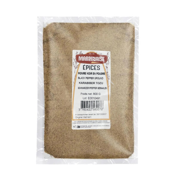 MARDINAISE POIVRE NOIR EN POUDRE 800G